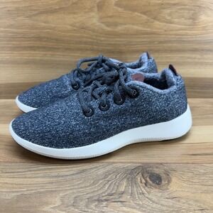 Allbirds Womens Size 7 Wool Runners Gray Lace Up Sneakers Comfort